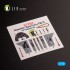 1/72 Hawker Sea Fury FB.11 Interior 3D Decals for Trumpeter kit