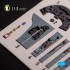 1/72 Hawker Sea Fury FB.11 Interior 3D Decals for Trumpeter kit