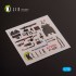 1/72 P-40K Warhawk Interior 3D Decals for Special Hobby kit