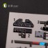 1/72 P-40K Warhawk Interior 3D Decals for Special Hobby kit