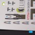 1/72 OV-1A/JOV-1A MOHAWK Interior parts (3D decals) for ClearProp kit 