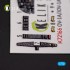 1/72 OV-1A/JOV-1A MOHAWK Interior parts (3D decals) for ClearProp kit 