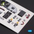 1/72 OV-1A/JOV-1A MOHAWK Interior parts (3D decals) for ClearProp kit 