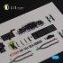 1/72 UH-34J SEA HORSE Interior parts (3D decals) for Italeri kit 