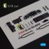 1/72 UH-34J SEA HORSE Interior parts (3D decals) for Italeri kit 