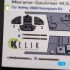 1/72 Morane-Saulnier M.S.406 Interior parts for Hobby 2000/Hasegawa kit 