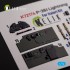 1/72 P-38J Lightning Interior parts (3D decals) for Italeri/Academy kit 