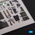 1/72 P-38J Lightning Interior parts (3D decals) for Italeri/Academy kit 