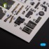 1/72 P-38J Lightning Interior parts (3D decals) for Italeri/Academy kit 