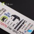 1/72 FW-189C/V-6 Interior parts (3D decals) for ICM kit 