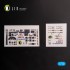 1/72 Ju88 G-6 Interior parts (3D decals) for Hasegawa kit 