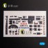 1/72 Ju88 G-6 Interior parts (3D decals) for Hasegawa kit 