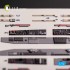 1/72 T-33A Shooting Star Interior 3D Decals for Platz kit