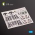 1/72 T-2 Advanced Trainer Interior 3D Decals for Platz kit