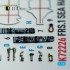 1/72 FRS.1 SEA Harrier Interior 3D Decals for Italeri kit