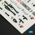 1/72 Chinese J-10B Interior 3D Decals for Trumpeter kit