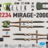 1/72 Dassault Mirage 2000D Interior 3D Decal Set for DreamModel Kit