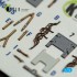 1/72 F-104J Interior 3D Decals for Fine Molds kit
