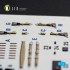 1/72 Ju 87B/R Stuka Interior 3D Decal Set for Airfix Kit