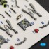 1/72 F-4F Phantom II Interior 3D Decal Set for FineMolds Kit