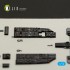 1/72 A-10A Thunderbolt II Interior 3D Decal Set for Great Wall Hobby Kit