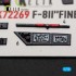 1/72 F-8IIB Finback-B Interior 3D Decal Set for Trumpeter Kit
