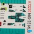 1/72 MiG-23MLD Interior 3D Decal Set for Clear Prop! Kit