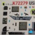 1/72 USMC F/A-18+ Hornet Interior 3D Decal Set for Academy #12411 Kit