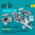 1/32 OV-10D Bronco Cockpit, Landing Gears/Wheel Bays set for Kitty Hawk/Zimimodel kit