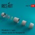 1/48 Mitsubishi F-2 Open Exhaust Nozzles for Hasegawa kits