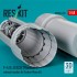 1/48 F-4 (E, J, F, G, S) Phantom II Exhaust Nozzles for Zoukei-Mura kit