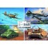 1/72 75th Anniversary "D-Day" Set - P-51D Mustang, Bf109 G-10, PzKpfw. IV & M4A1 Sherman