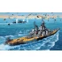 1/1200 Model Set Battleship USS New Jersey (kit, paints, glue, brush)