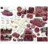 1/35 PzKpfw VI Ausf.B King Tiger Henschel Ver. Basic Detail Set for Meng Model