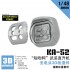 1/48 Ka-52 Alligator Landing Gear with Wheel for Zvezda kit