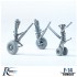 1/48 F-14 A/B/D Next-Gen Landing Gears with Weighted Wheels for Tamiya kit
