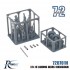 1/72 F/A-18 Landing Gears with Weighted Whells Set for Hasegawa kit