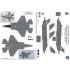 1/48 RAAF 3 Squadron F-35A Roll out Decals for Meng Models