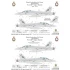 Decals for 1/72 RAAF 1 & 6 Squadron F/A-18F w/Op Okra 2015-18
