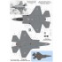 1/32 RAAF 75 Sqn F-35A Lightning II 2020 Decals for Italeri kits