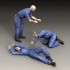 1/72 Mechanics (3 figures)