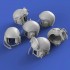 1/35 US CVC Helmets Set