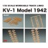 1/35 Workable Track Links for KV-1 Model 1942