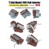 1/35 T-55A Tank Model 1981 Full Interior Kit with Workable Suspension and Tracks