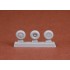 1/48 De Havilland DH-82A Tiger Moth Wheel set for Airfix kits