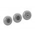 1/48 De Havilland DH-82A Tiger Moth Wheel set for Airfix kits