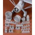 1/48 Westland Lysander Mk.III Engine & Cowling set for Eduard/Gavia kit