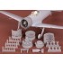1/48 Bloch MB 151 & 152 Engine with Cowling set for Dora Wings kits