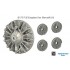 1/72 B-17F/G Engine Set for Revell Kit (4pcs)