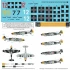 Decals for 1/48 WWII Messerschmitt Bf-109 G-10 in Hungarian Service